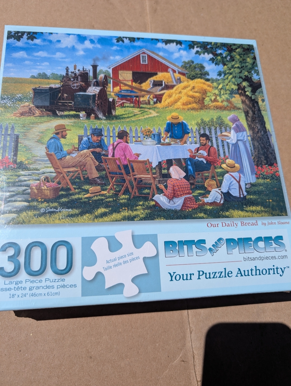 Bits and Pieces 300-Piece 'Our Daily Bread' Jigsaw Puzzle New Sealed